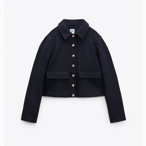 Zara Gold Button Jacket Size S